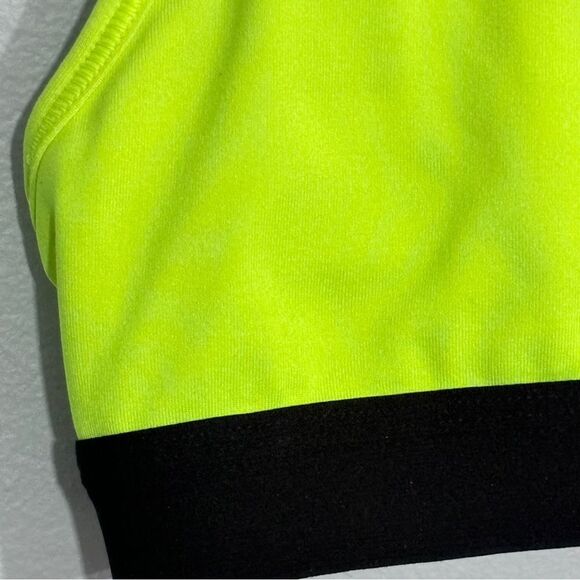 Nike Pro | Dri-fit Racerback Neon Yellow Women’s Sports Bra - Picture 7 of 11